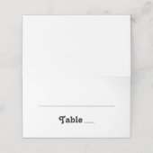 Minimalist Wedding | Simple Clean Black and White (Buitenkant ongevouwen)