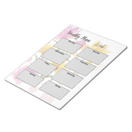 minimalist weekly plans notitieblok