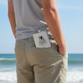 Minimalist Whale Family Reunion Flask Flacon