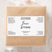 Minimalist White Dropper Bottle Label (Insitu)