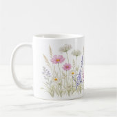 Minimalist Wildflower Meadow Mug – Delicate Waterc (Gauche)
