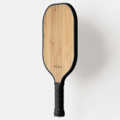 Minimalist Wood Style Personalized Pickleball Paddle (Links)