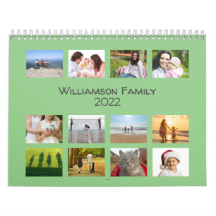 Minimaliste 12 mois 13 photo Calendrier personnali