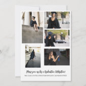 Minimaliste 2024 Faire-part d'études supérieures (Dos)