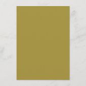 Minimaliste - Blanc & Or - Menu Mariage (Dos)
