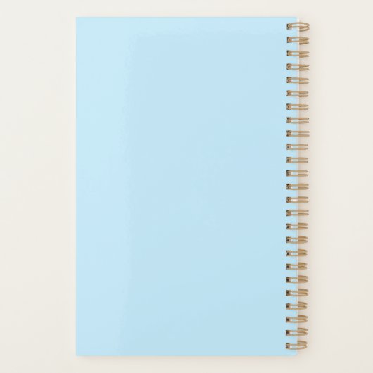 Minimaliste bleu professionnel (Dos)