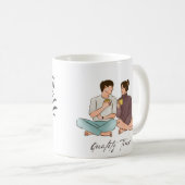 MINIMALISTE Brown COUPLE MUG (Devant droit)