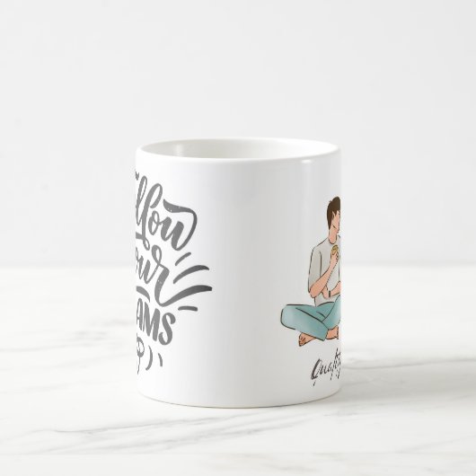 MINIMALISTE Brown COUPLE MUG (Centre)