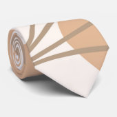 Minimaliste Brown Tan et Cravate blanc (Roulé)