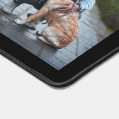 Minimaliste Chien Maman Papa Deux Photo Collage (Coin)