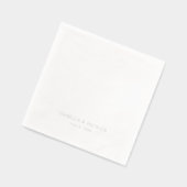 Minimaliste Élégant Blanc Cassé (Gauche)