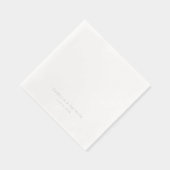 Minimaliste Élégant Blanc Cassé (Droite)