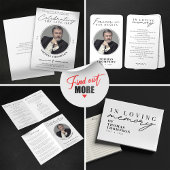 Minimaliste En Mémoire Amoureuse Funérailles Livre