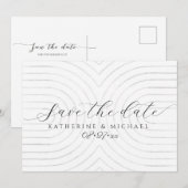 Minimaliste Enregistrer la carte de date (Devant / Derrière)