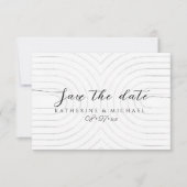 Minimaliste Enregistrer la carte de date (Devant)