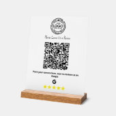 Minimaliste Google Avis Business Qr Code (Angle)