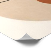 Minimaliste Impression d'art en ligne abstraite | (Coin)