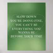 Minimaliste Inspirational Art Mural (Devant)