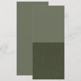 Minimaliste Invitation Deux Zones Vert Mousse – Pe