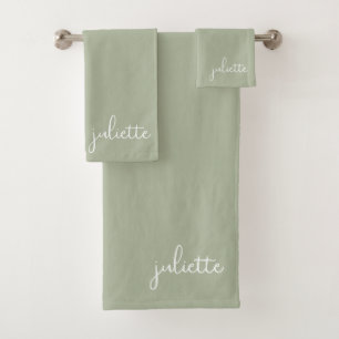 Minimaliste Jade Sage Personnalisé