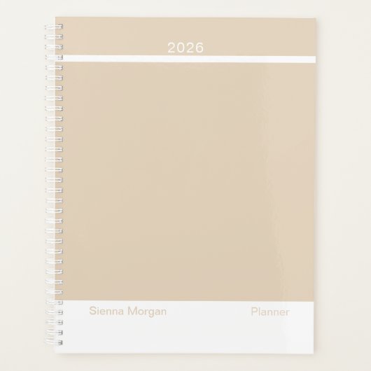 Minimaliste Kaki/Beige Douce (Devant)