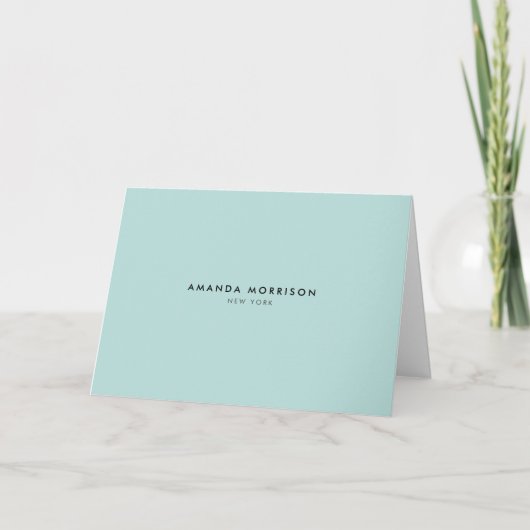 Minimaliste Luxe Vert Menthe Fond (Devant)