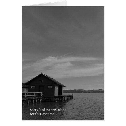 Minimaliste MÉMORIAL BAVIÈRE | Noir Blanc  (Devant)