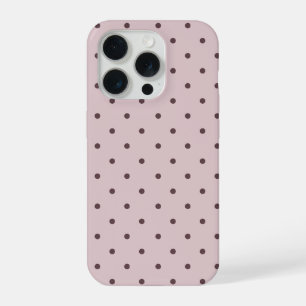 Minimaliste Mignon Doux Rose Clair Brun Points