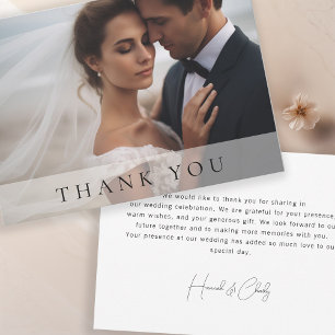 Minimaliste moderne 1 Merci photo