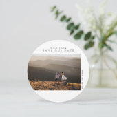 Minimaliste moderne | Enregistrer notre Carte phot (Debout devant)