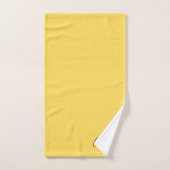 Minimaliste moderne moutarde jaune (Serviette à main)
