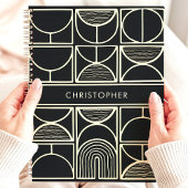 Minimaliste moderne noir et or