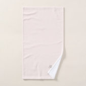 Minimaliste Moderne Rose Rouge (Serviette à main)