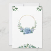 Minimaliste Moderne Simple Mariage Invitations (Dos)