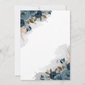 Minimaliste Moderne Simple Mariage Invitations (Dos)