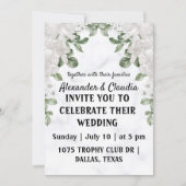 Minimaliste Moderne Simple Mariage Invitations (Devant)