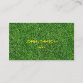 Minimaliste moderne Trainer Carte de visite de gol (Devant)