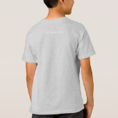 Minimaliste Personalized Kids Tshirt (Dos)