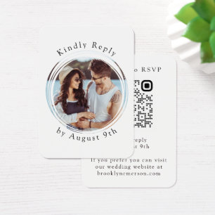 Minimaliste photo QR Code Balayer moi vers RSVP