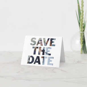 "Minimaliste" - Plié Enregistrer la carte de date