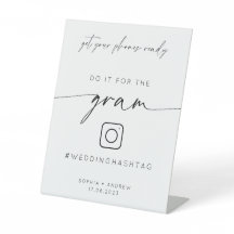Minimaliste Pour Le Signe Gram | Hashtag Mariage
