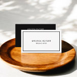 Minimaliste professionnel élégant noir et blanc<br><div class="desc">Minimaliste et élégant professionnel noir et blanc. C'est un look sophistiqué pour consultant,  écrivain,  enseignant et plus encore.</div>