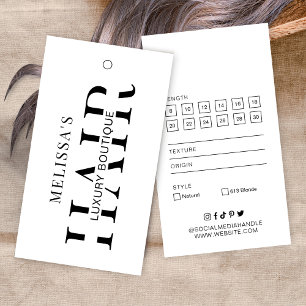 Minimaliste Prolongations de cheveux Boutique Hang