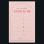 Minimaliste Quel âge avait le jeu de la douche de<br><div class="desc">Conçu pour se coordonner avec notre collection Bold Type, ce rose comme vieux était le jeu de la mariée douche nuptiale comprend l'arche tendance et populaire avec texte en gras dans les accents rose & fuchsia. Pour une personnalisation plus avancée de cette conception, par exemple la modification de la disposition,...</div>