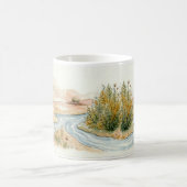Minimaliste Rivière Paysage Mug Wrap Des (Centre)