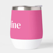 Minimaliste rose fille personnalisée (Gauche)