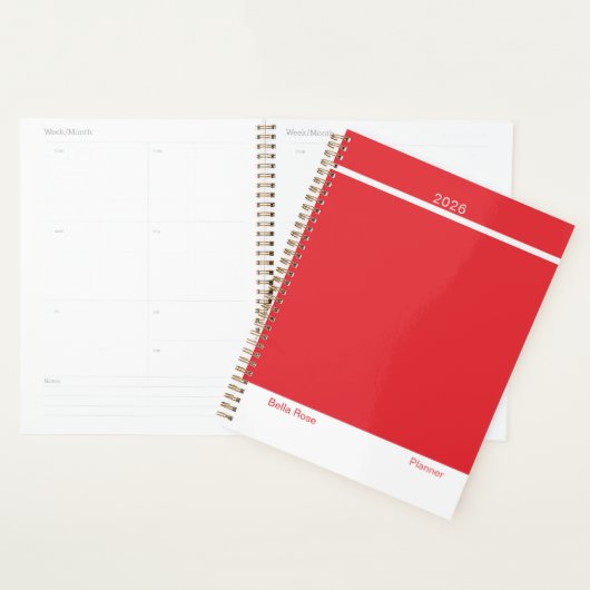 Minimaliste Rouge Clair (Devant avec enveloppe)