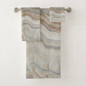 minimaliste scandinave granit marbre brun gris (En situation)