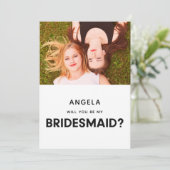 Minimaliste serez-vous mon carte photo (Debout devant)