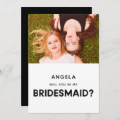 Minimaliste serez-vous mon carte photo (Devant / Derrière)